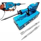 Martelete Demolidor 15kg 1600w Com Maleta De Aço Acessórios 220V