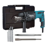 Martelete Furadeira Impacto 800w M8701b Makita   Acessórios Cor Azul 220v