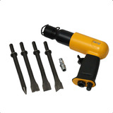 Martelete Pneumático Rebarbador 190mm Com Kit De Ponteira