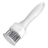 Martelinho De Bater Carne Amaciador Bife Batedor Cor Branco