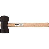 Martelo De Borracha 60 Mm Preto Vonder VDO838