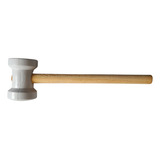 Martelo Marreta Borracha Branco 60mm médio 