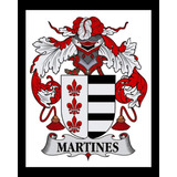 Martines 1 Chaveiro 1 Boton 1 Quadro A4 Brasão Família