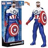 Marvel Boneco Capitão América Mighty Hero Series Azul