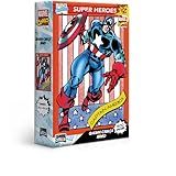 Marvel Comics Capitão América Quebra Cabeça 500 Peças Nano Toyster Brinquedos Multicolorido