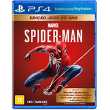 Marvel s Spider man Game Of The Year Edition Sony Ps4 Físico