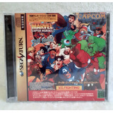 Marvel Super Heroes Vs. Street Fighter - Sega Saturno-obs:r1