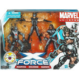 Marvel Universe X force Deadpool Wolverine E Warpath 11 Cm