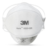 Máscara 3m Aura 9320 br Pff2 N95 Respirador S Válvula 1 Un