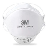 Máscara 3m Aura 9320 br Pff2 N95 Respirador S Válvula 2 Un