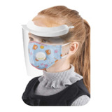 Máscara Acrilica Face Shield Pronto Para Usar Infantil