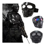 Mascara Airsoft Pare Paintball Proteção Caveira Ventilaçao