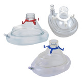 Máscara Ambu Pvc Com Coxim Inflável Para Anestesia Adulto