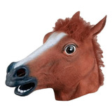 Mascara Cavalo Marrom P Festas