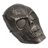 Mascara Caveira Airsoft Paintball Black Skull