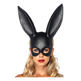 Máscara Coelho Ariana Grande Páscoa Carnaval Festas Cor Preto Fosco Coelhinha