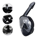 Mascara De Mergulho Snorkel Full Face Gopro Suporte