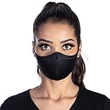 Máscara De Proteção Facial Ninja Tecido Confortável Reutilizavél Kit 5 Unidades M 