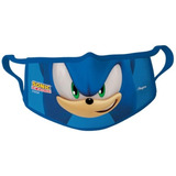 Mascara De Proteção Infantil Tecido Triplo E Lavável Cor Sonic P