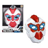 Máscara De Robô Space Weapon Brinquedo Infantil Com Som Luz