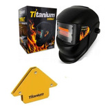 Máscara De Solda Auto Ton 11 1 Esquadro Magnético 12kg