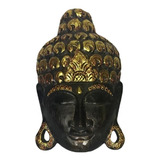 Máscara Decoração Enfeite Parede Buda Decorativo Bali 30cm