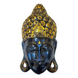 Máscara Decoração Enfeite Parede Buda Decorativo Bali 40cm