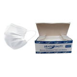 Máscara Descartável De Proteção Facial Tripla Cx C 100 Pçs