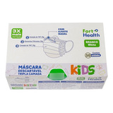 Máscara Descartável Fort Health Kids