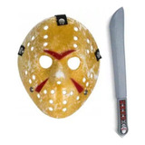 Máscara E Facão Jason Sexta feira 13 Fantasia Jason Voorhees