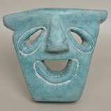 Mascara Escultura De Parede Em Pedra