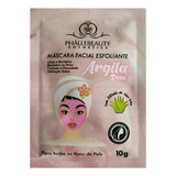 Mascara Facial Esfoliante Argila Rosa 10gr Phállebeauty