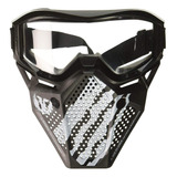 Máscara Facial Nerf Rival Phantom Corps White 14 Anos