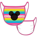 Mascara Facial Proteção Tecido Colorida Disney Mickey Adulto Cor Colorido