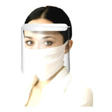 Máscara Facial Protetora Anti cuspir Respingos 04 Unidades