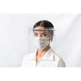 Máscara Facial Protetora Anti Cuspir Respingos Kit 10 Unid