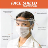 Máscara Facial Protetora Anti Cuspir Respingos