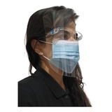 Máscara Facial Protetora Anti Respingos Face Kit 5 Unidades