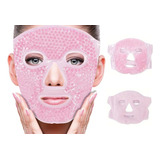 Máscara Facial Térmica Relaxante Alívio Enxaqueca Frio Gel
