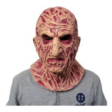 Máscara Freddy Krueger Cosplay Noite Terror Latex Realista