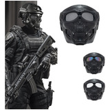 Mascara Full Face Skull Tactical Airsoft Paintball Halloween