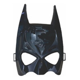 Máscara Iantil Plástico Herói Dc Comics Batman Cor Preto