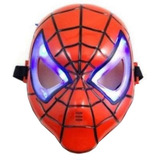 Máscara Infantil Do Homem Aranhã Acende Os Olhos