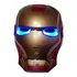 Máscara Infantil Plástico Vingadores Luz Led Homem De Ferro