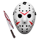 Mascara Jason Voorhees Halloween Kit Máscara E Faca Jason