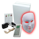 Máscara Led 7 Cores Tratamento Facial Fototerapia 483v 110v 220v