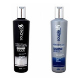 Máscara Matizadora Platinum Blond Black Brinde Souple Li