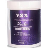Máscara Matizante Desamareladora Profissonal 1kg Viola Vox