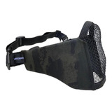 Mascara Meia Face Camuflado Multicam Black Airsoft Kit 3 Un