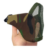 Mascara Meia Face Confort Camuflado Woodland Airsoft Paintba